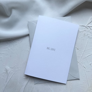 Karte Big Love | Love of my Life | Valentinstag Karte Hochzeitstag Geburtstag