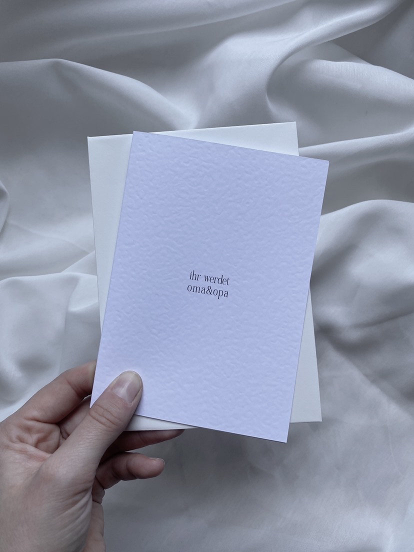 Map You will be Grandma & Grandpa | Pregnancy announcement | Baby announce | Folded card with envelope