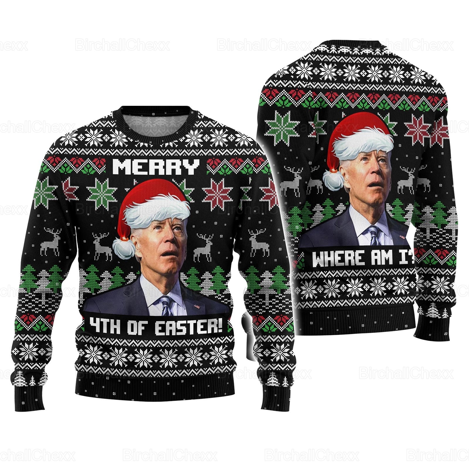 Discover Christmas Ugly Sweater, Joe Biden Sweater, Joe Biden Christmas Sweater