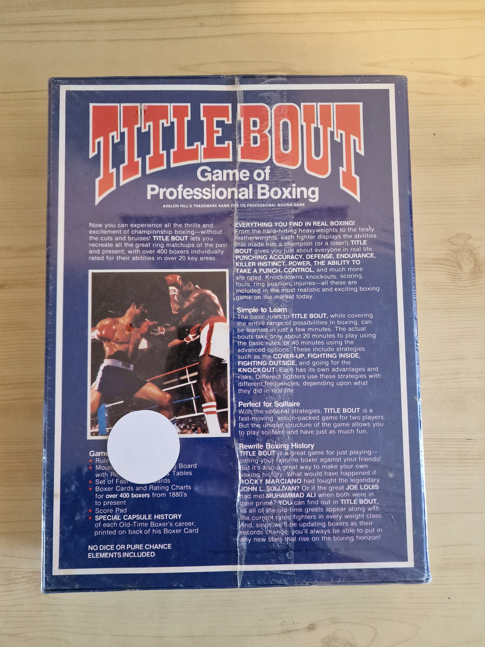 Vintage title bout game of professional boxing board game etsy