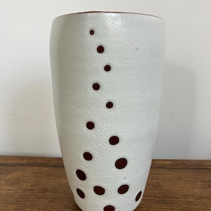 Vaso vintage RAVELLI con pois - anni settanta