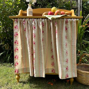 Under Sink Curtain, Sink Curtain, Cupboard Curtain, Kitchen Curtain
