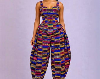 African Two Piece Pant Suit For Women