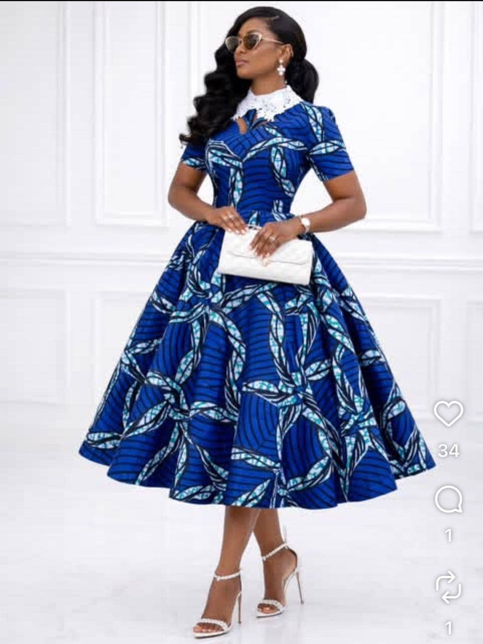 Royal Blue Church Dress - Etsy