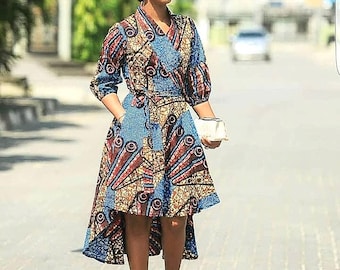 African High-Low Dress For Women