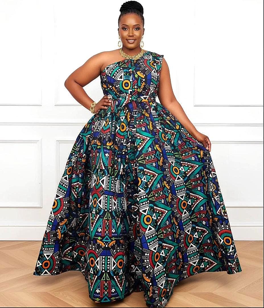 Ankara Long Gown - Etsy UK Ankara Long Gown - Etsy UK