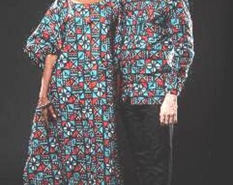 African Matching Outfit for Couples, Custom Couple Attire