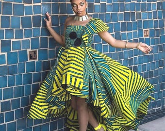 African High-Low Dress For Women