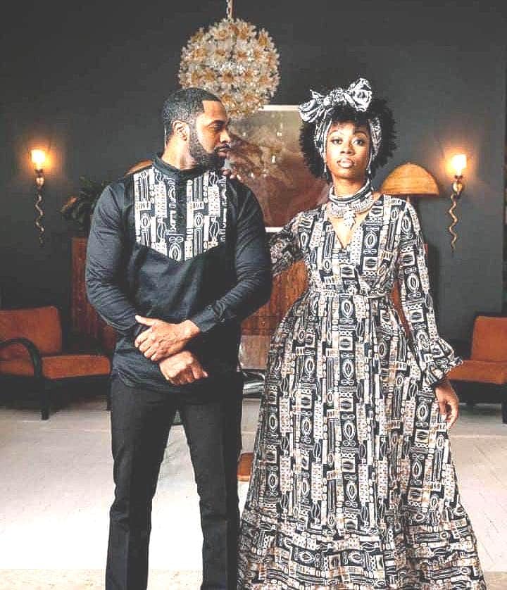 African Couple Outfits - Etsy