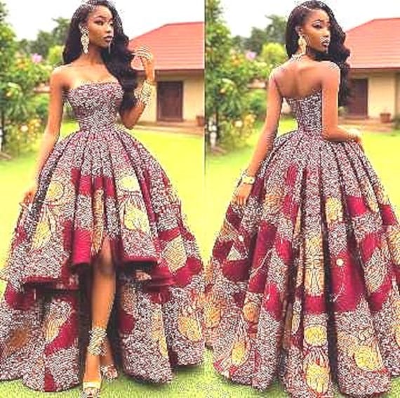 african birthday dresses for ladies High-low Dress Women, Dress, Ankara Gown birthday photoshoot dresses for ladies