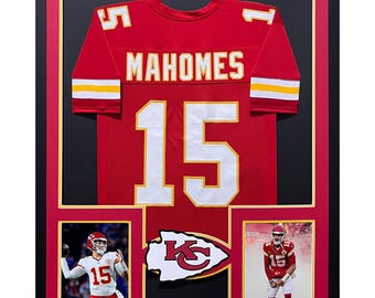 Patrick Mahomes UNSIGNED Framed Jersey Kansas City Chiefs