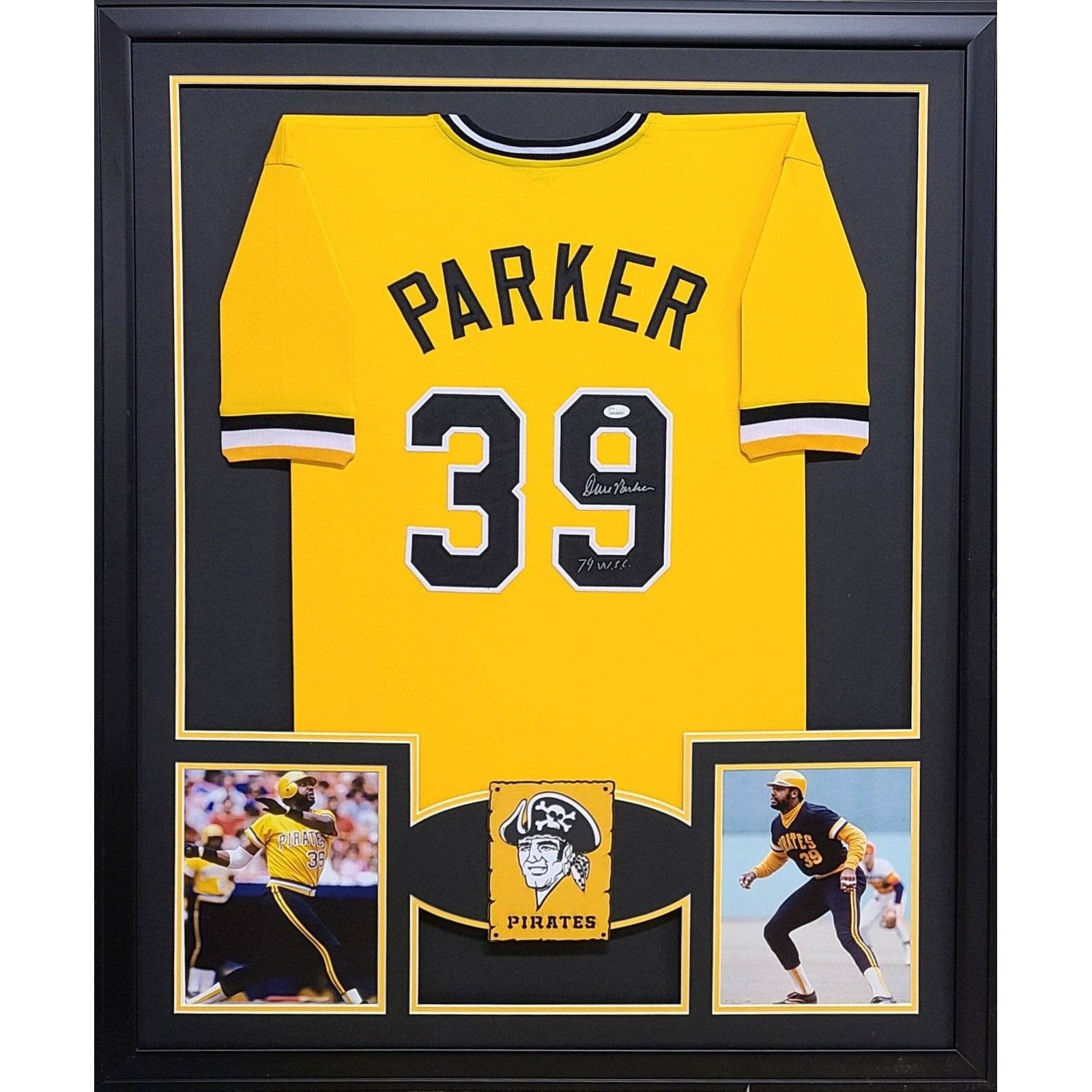 Dave Parker the Cobra Yellow Stat Baseball Jersey unsigned 