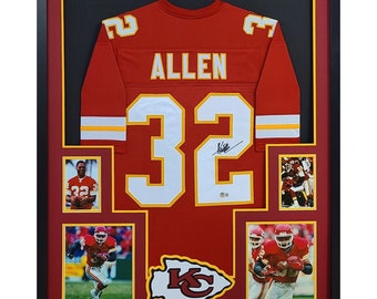 Marcus Allen Framed Jersey Beckett Autographed Signed Kansas City Chiefs