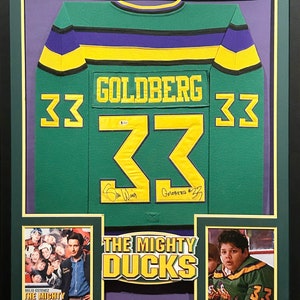Shaun Weiss Signed Framed Jersey Beckett Autographed The Mighty Ducks