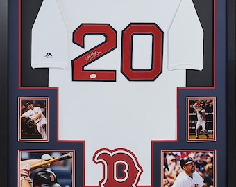 Kevin Youkilis Signed Framed Jersey JSA Autographed Boston Red Sox