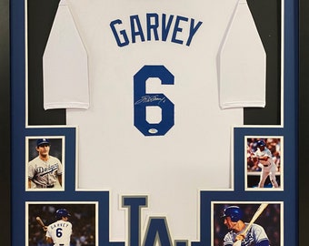 Steve Garvey Framed Jersey PSA/DNA Autographed Signed Los Angeles Dodgers