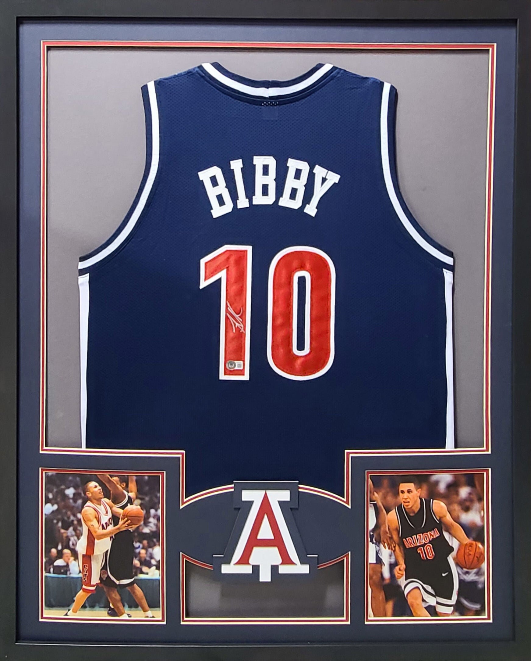 Mike Bibby KIngs Arizona 2004 Fleer Game Worn Jersey Certified JG4