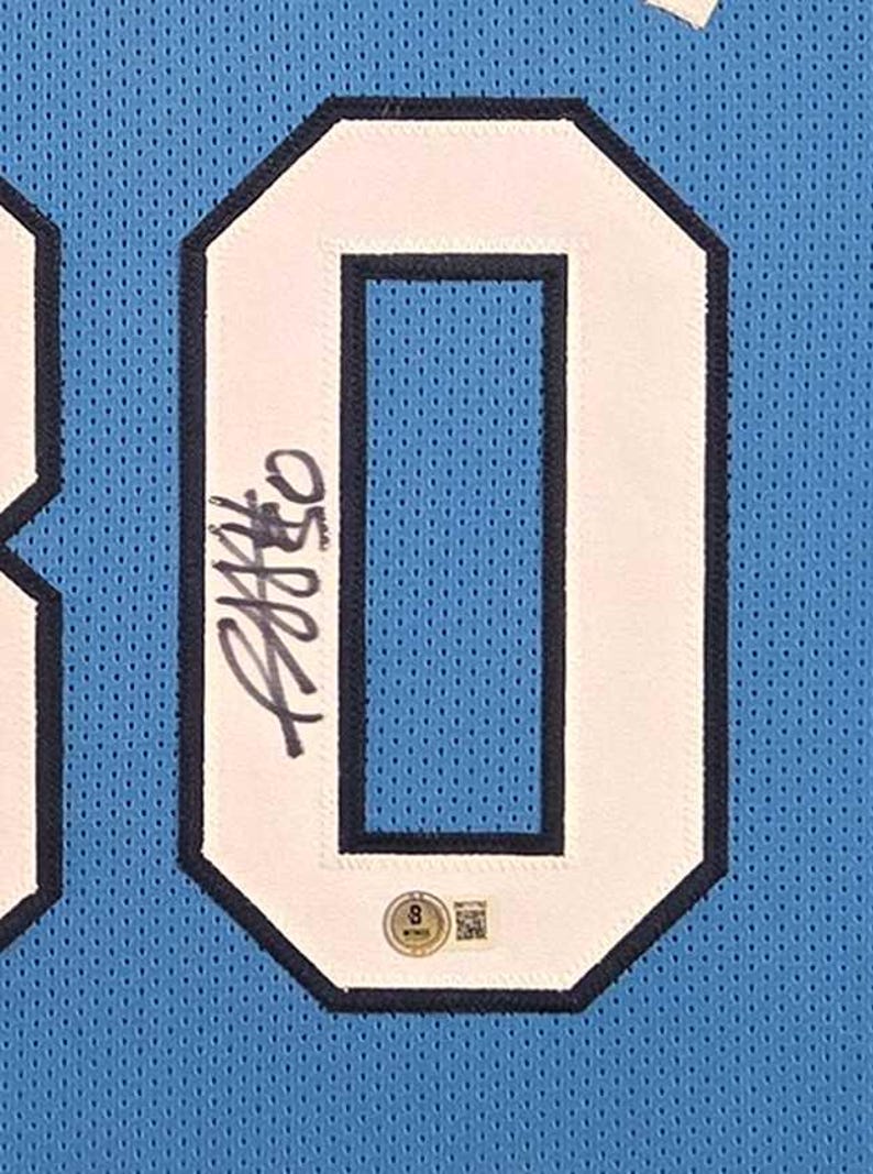 Rasheed Wallace Framed Signed Jersey Beckett Autographed UNC North Carolina