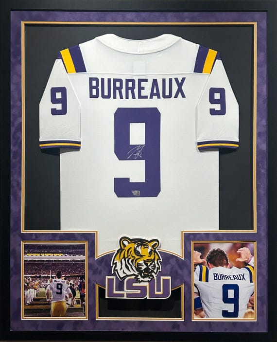 Joe Burrow Signed Lsu Jersey Joe Burrow Signed Heisman 19