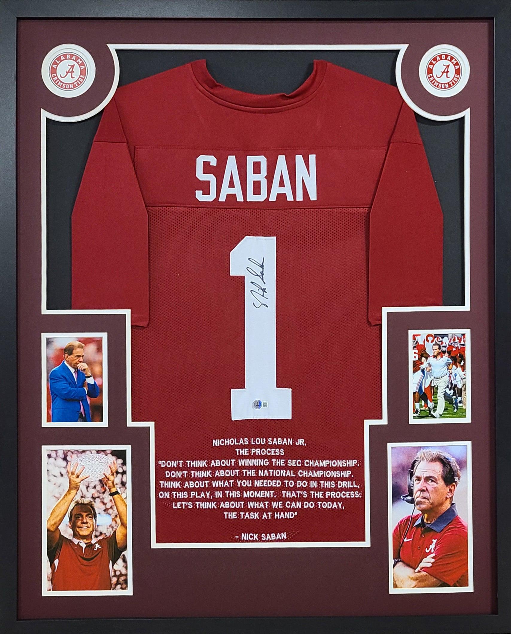 Nick Saban Framed