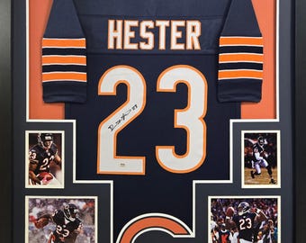 Devin Hester Framed Signed Chicago Bears Jersey PSA/DNA Autographed