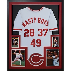 Nasty Boys Signed Framed Jersey JSA Autographed Cincinnati Reds