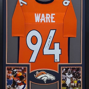 Demarcus Ware Framed Signed Jersey Beckett Autographed Signed Denver Broncos
