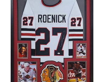 Jeremy Roenick Framed Jersey Beckett Autographed Signed Chicago Blackhawks