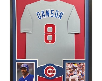 Andre Dawson Framed Signed Jersey JSA Autographed Chicago Cubs
