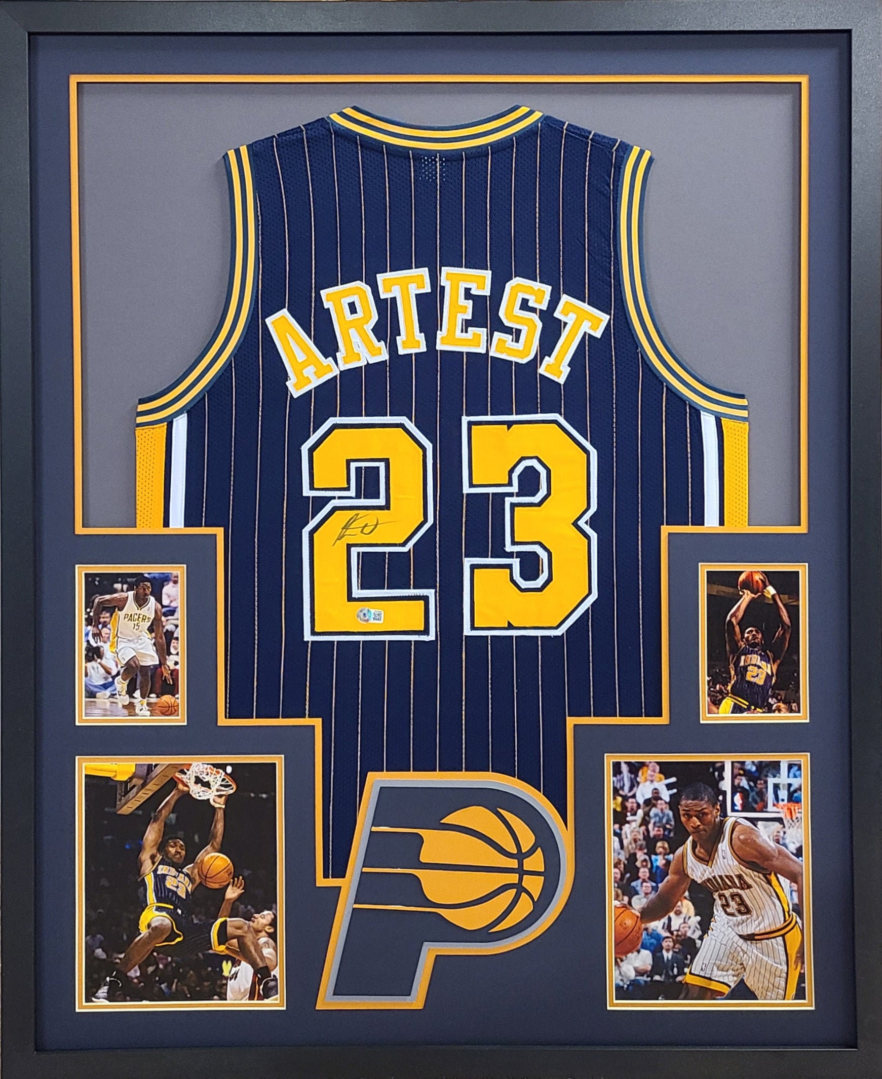 INDIANA PACERS RON ARTEST Jersey NIKE XXL +2 Indiana Throwback METTA WORLD  PEACE