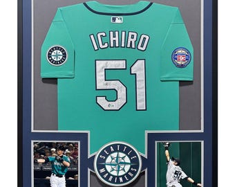 Ichiro Suzuki Signed Framed JerseyBeckett Autographed Seattle Mariners