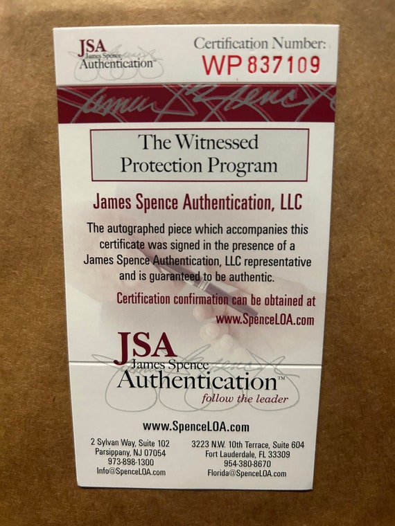 Joe Thomas Framed Signed Wisconsin Jersey JSA Autographed 