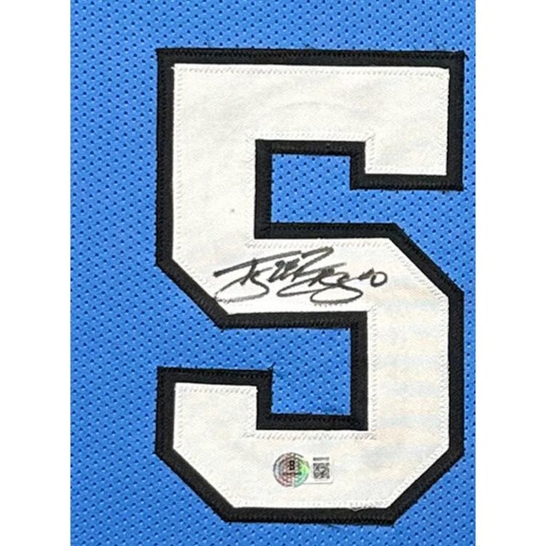 Tyler Hansbrough Signed Framed UNC Jersey Autographed North Carolina Beckett