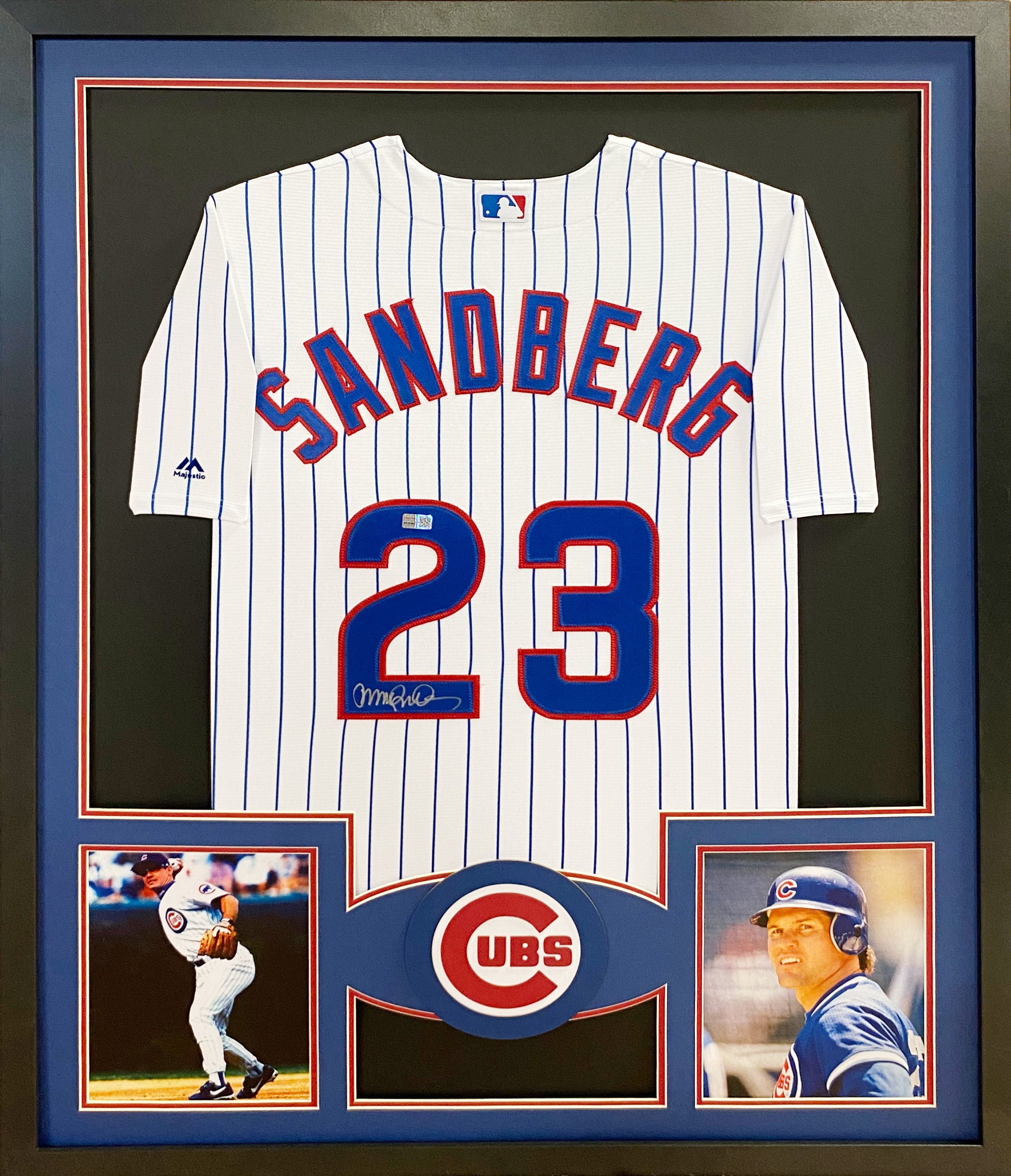 Majestic Chicago Cubs Home Pinstripe Greg Maddux MLB Baseball