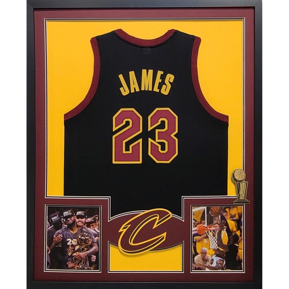 framed lebron jersey