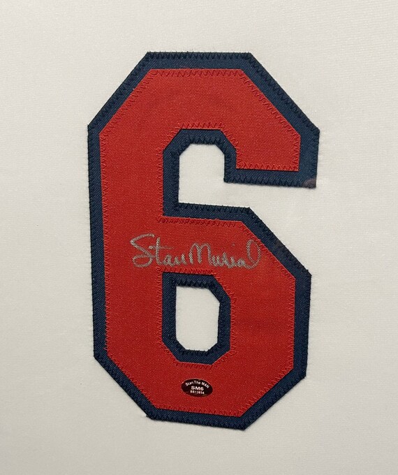 Framed Stan Musial St. Louis Cardinals Autographed Jersey - PSA