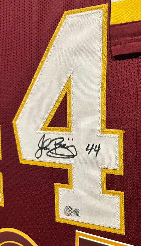 John Riggins Framed Jersey Beckett Autographed Signed Washington
