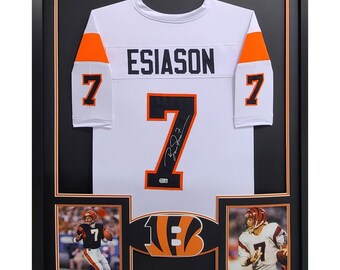 Boomer Esiason Framed Jersey Beckett Autographed Signed Cincinnati Bengals