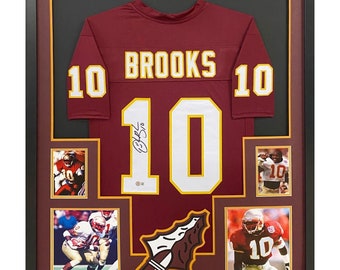 Derrick Brooks Framed Signed Jersey Beckett Autographed Florida State FSU