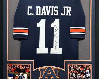 Chris Davis Framed Signed Jersey JSA Auburn Autographed Kick Six