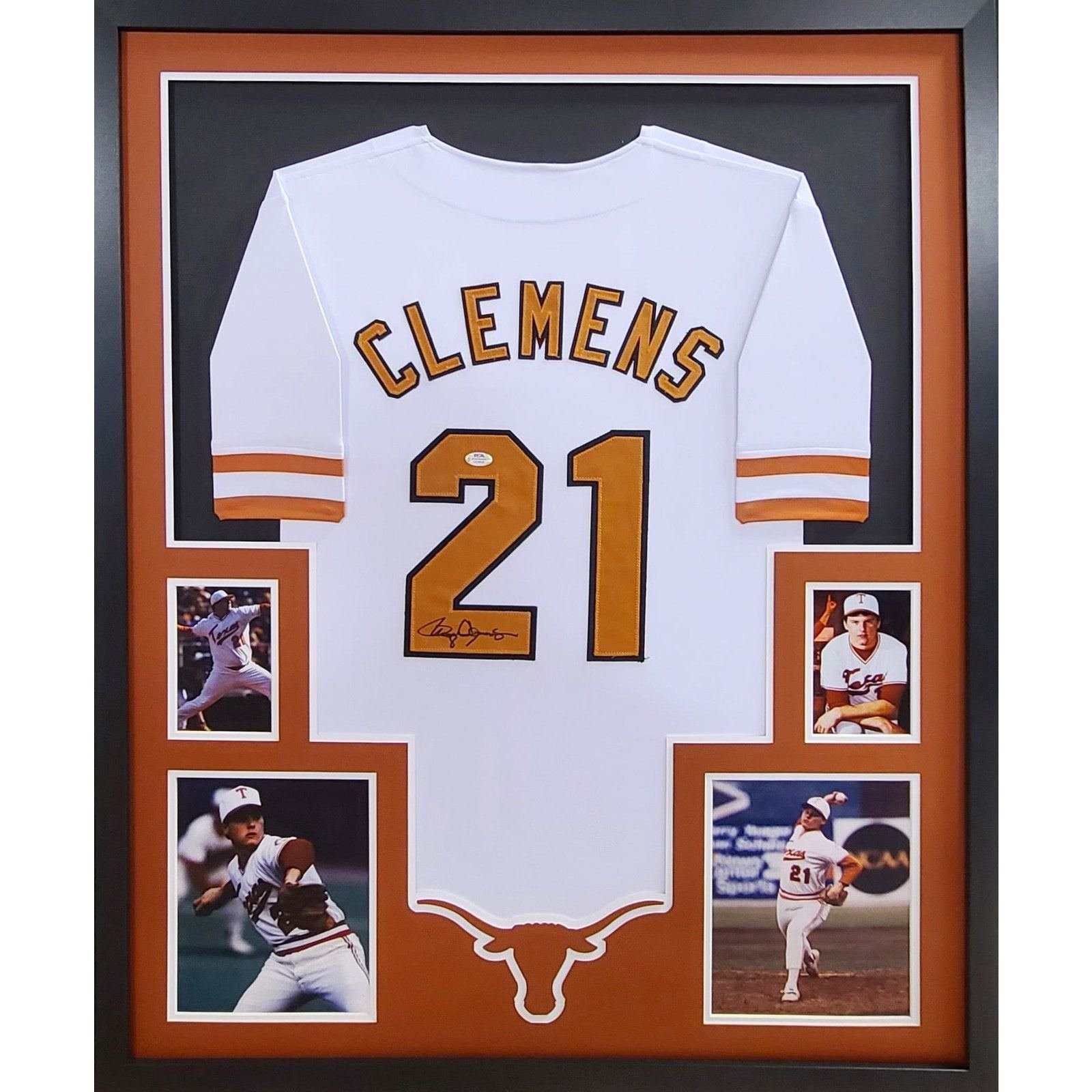 Roger Clemens Framed Signed Jersey PSA/DNA Autographed Texas