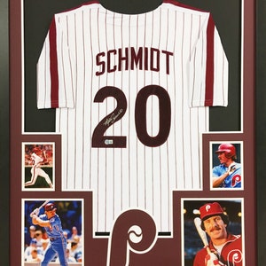 Mike Schmidt Signed Framed Jersey Beckett Autographed Philadelphia Phillies