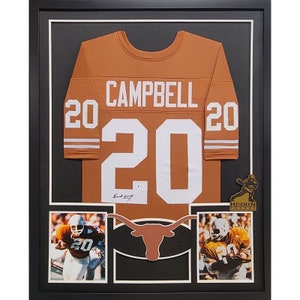 EARL CAMPBELL AUTOGRAPHED HOUSTON OILERS JERSEY AASH