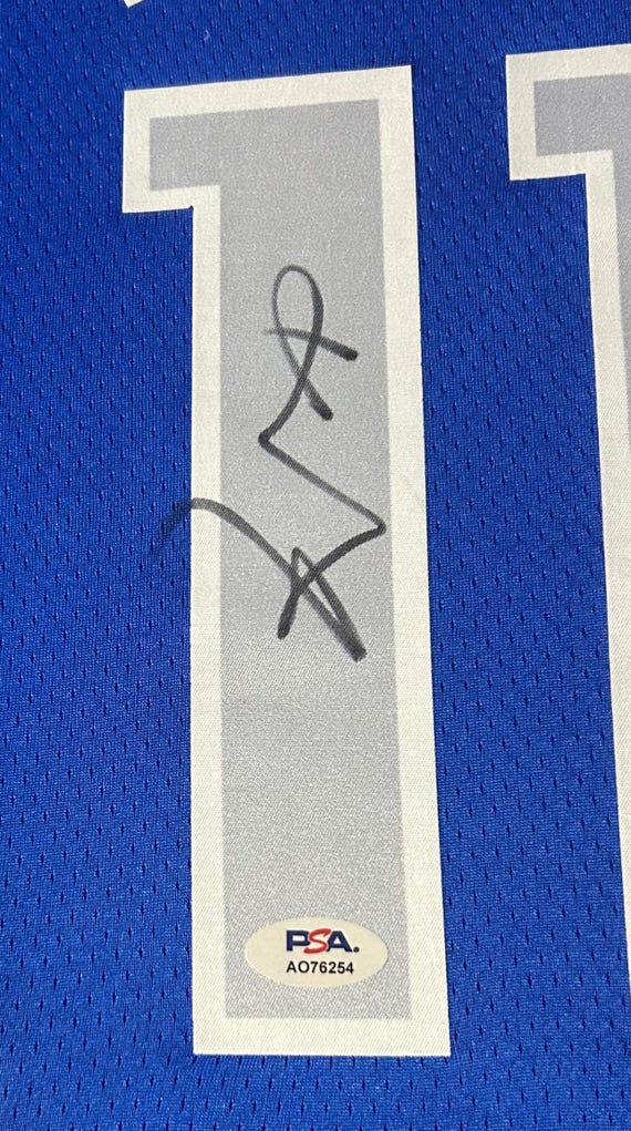 Kyrie Irving Signed Framed Jersey PSA/DNA Autographed Dallas