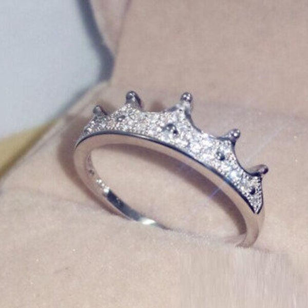 Princess Crown Ring Etsy