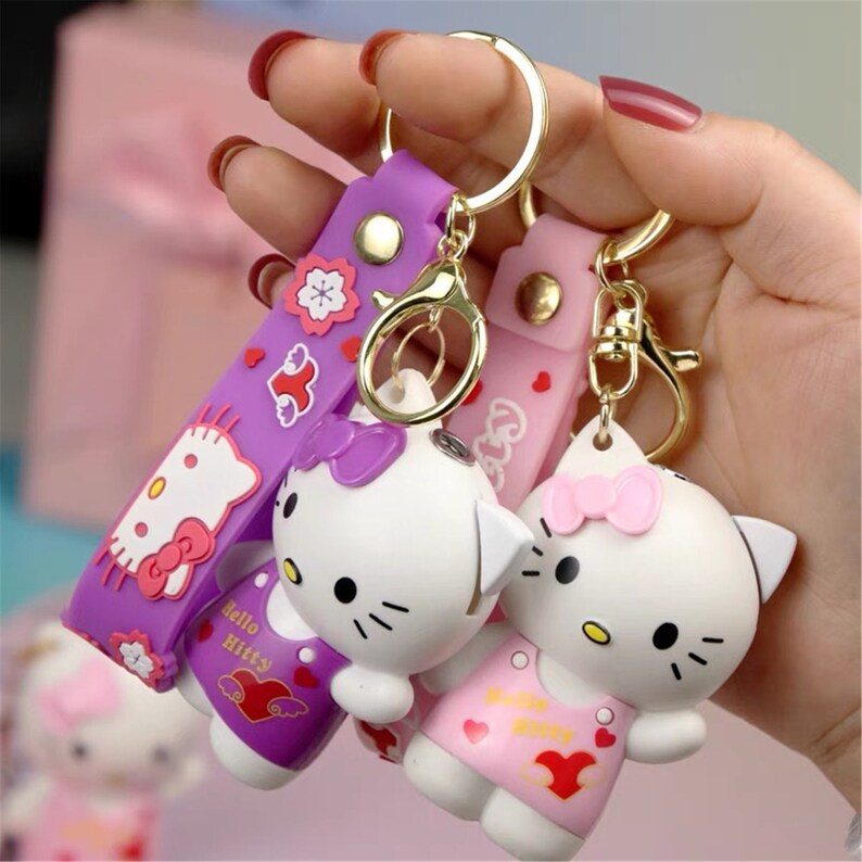 Hello Kitty Lighter Pink Refillable cute Anime Lightersanrio Etsy