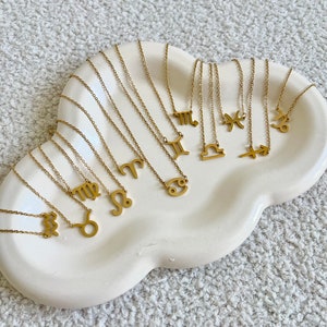 Minimal zodiac necklace
