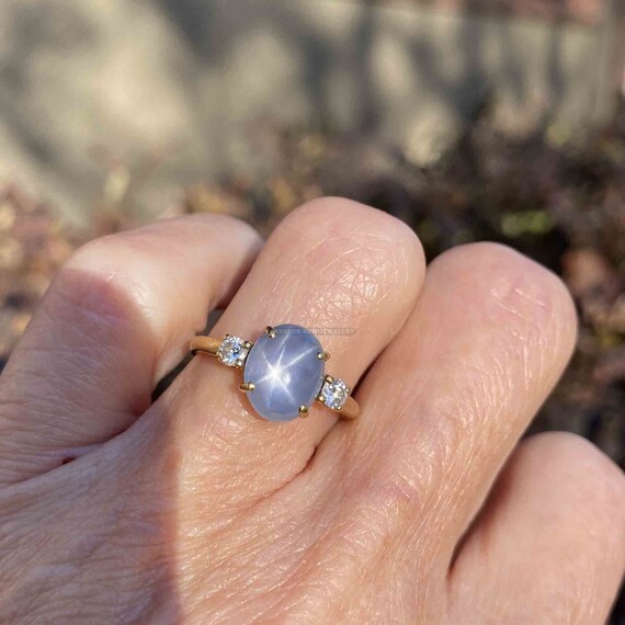 Star rose quartz ring best sale