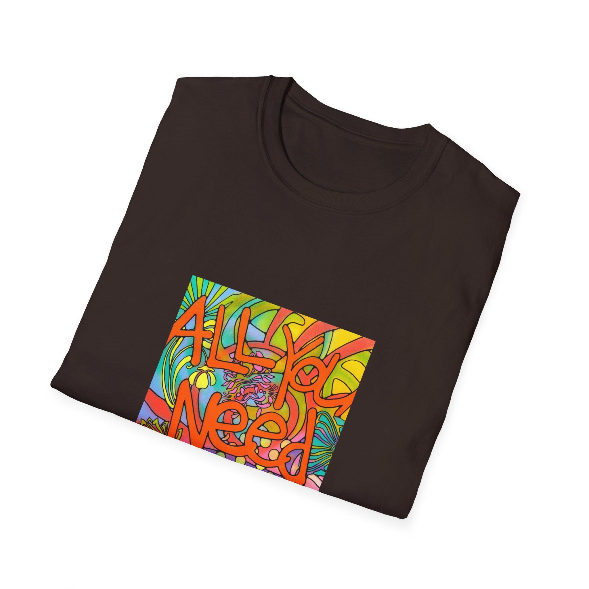 Vintage Beatles All You Need is Love Unisex Softstyle T