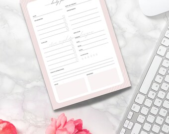 Liste des tâches à imprimer — Liste de contrôle pour l'agenda PDF — Listes de tâches — Téléchargement instantané — Liste de contrôle des tâches à imprimer au format A4